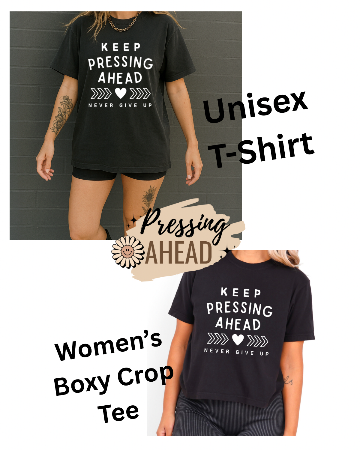 Keep Pressing Ahead Graphic Tee