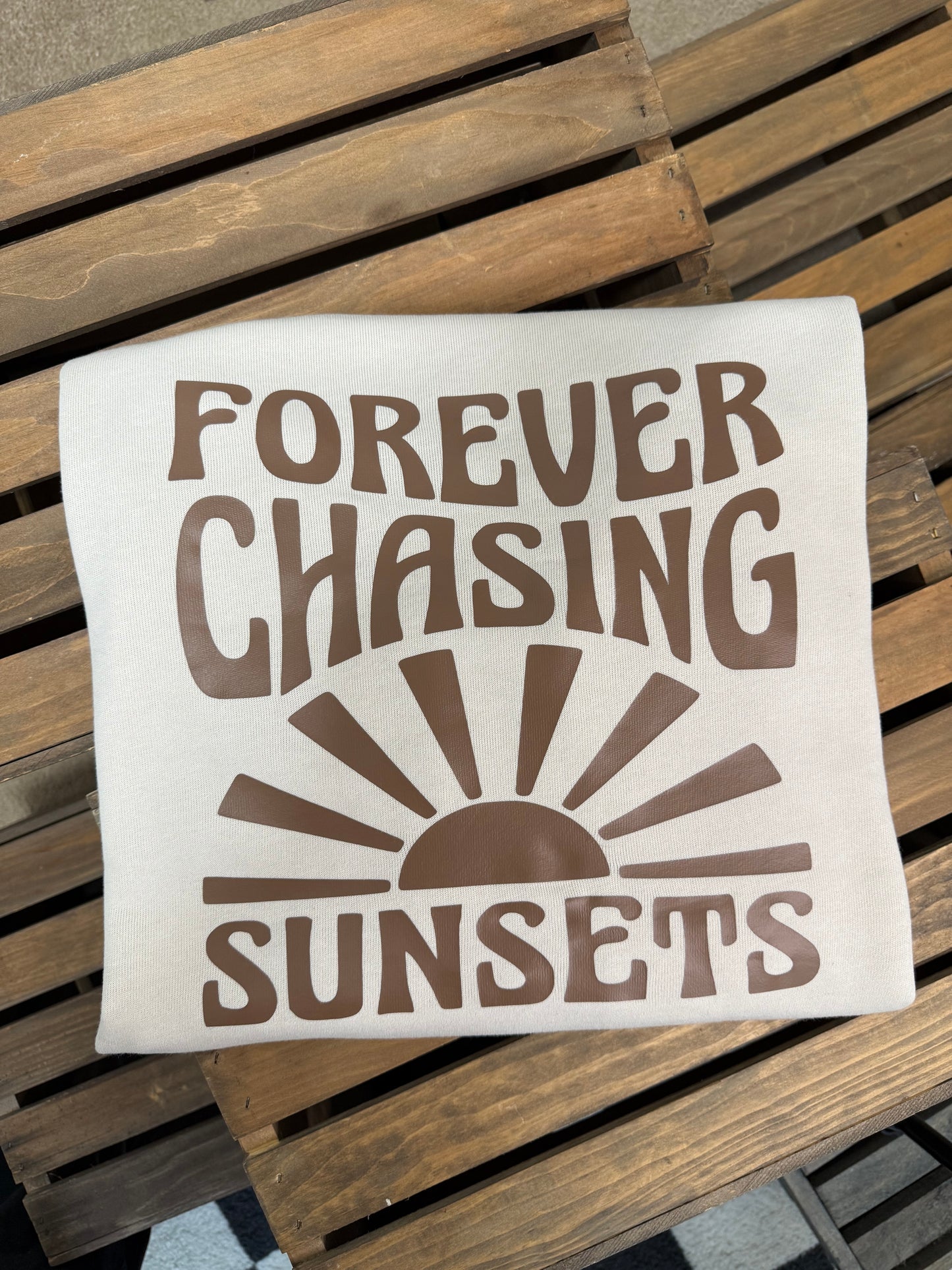 Forever Chasing Sunsets Crewneck Sweatshirt