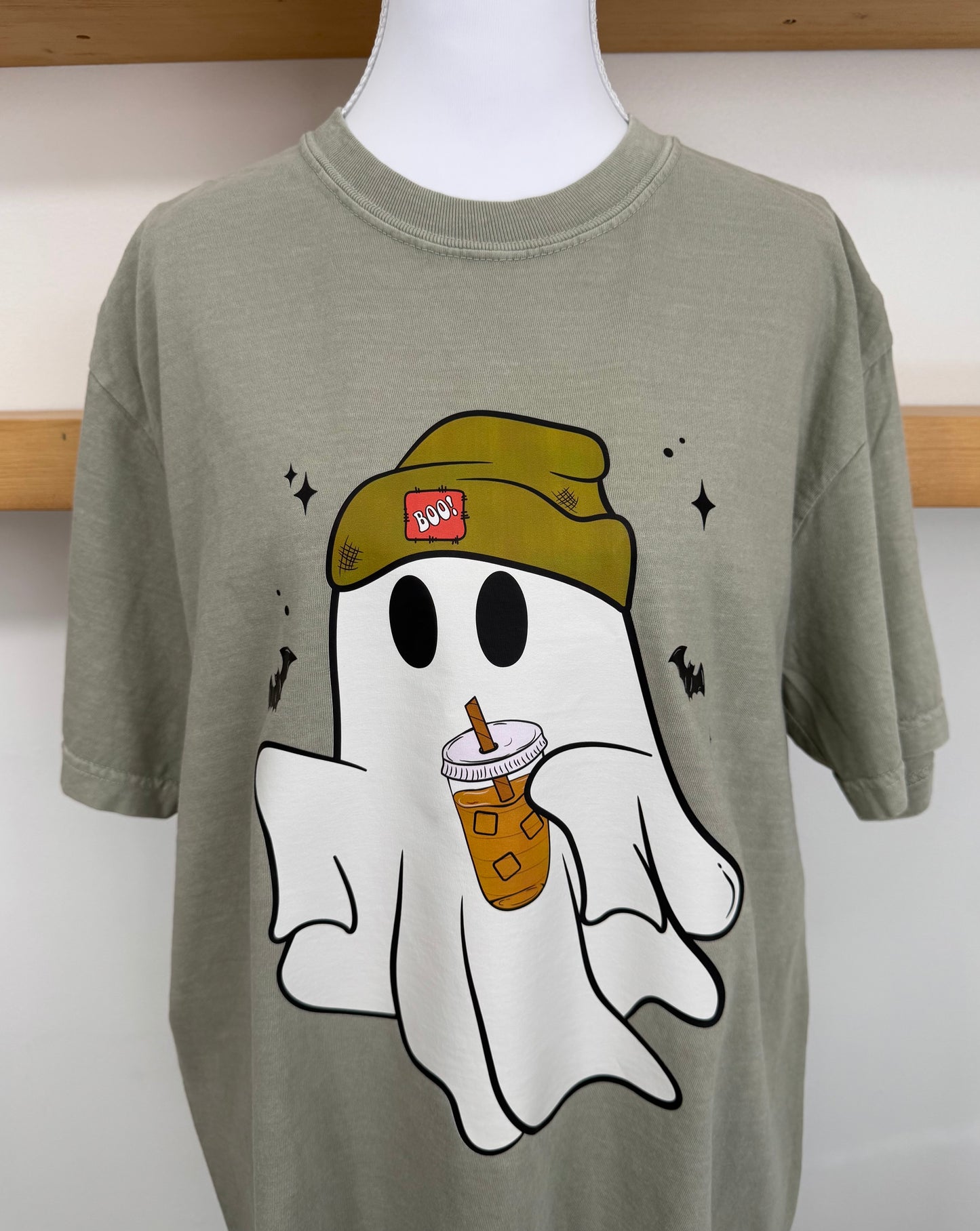 Iced Coffee Ghost Graphic Tee