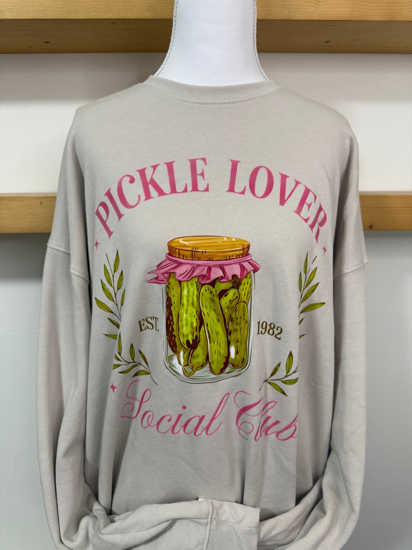 Pickle Lover Social Club Crewneck