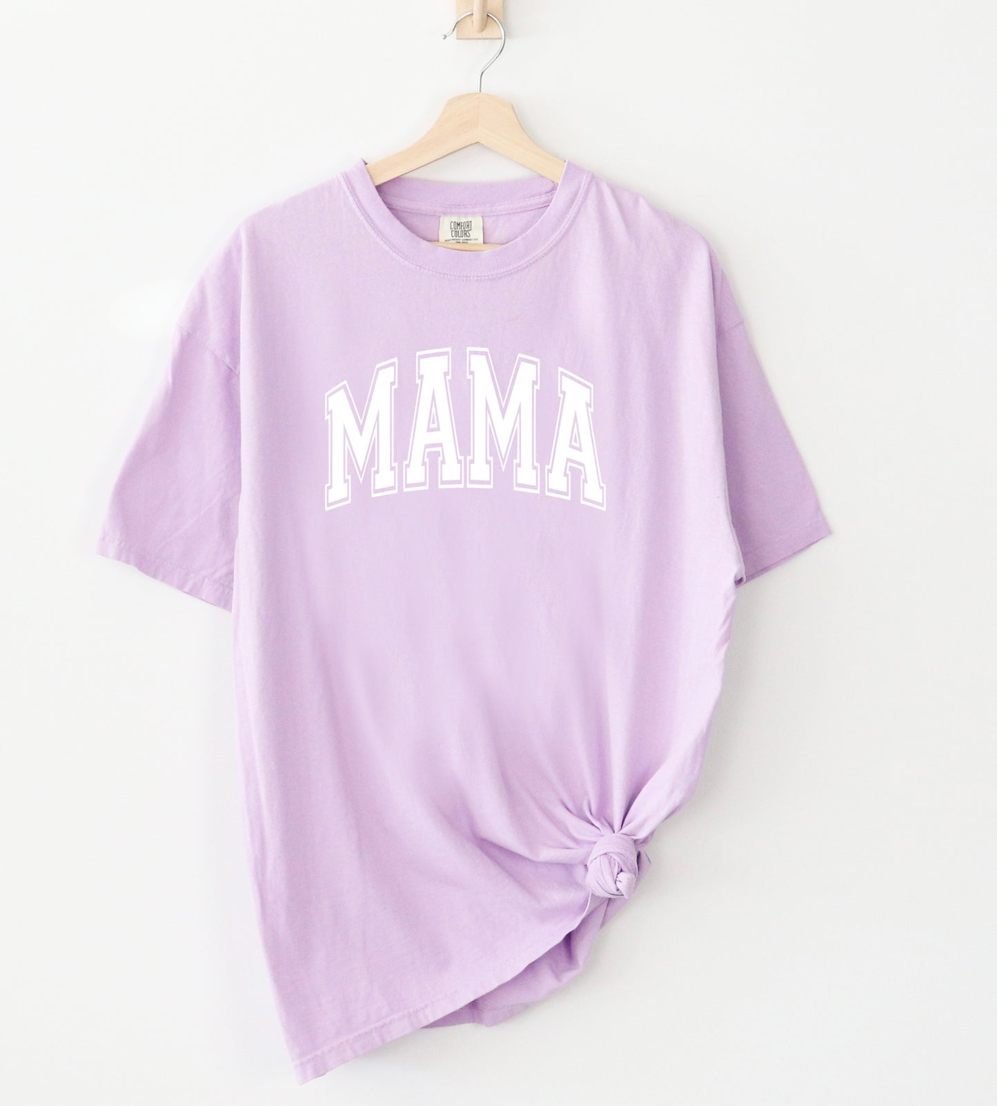 Mama Varsity Font Tee