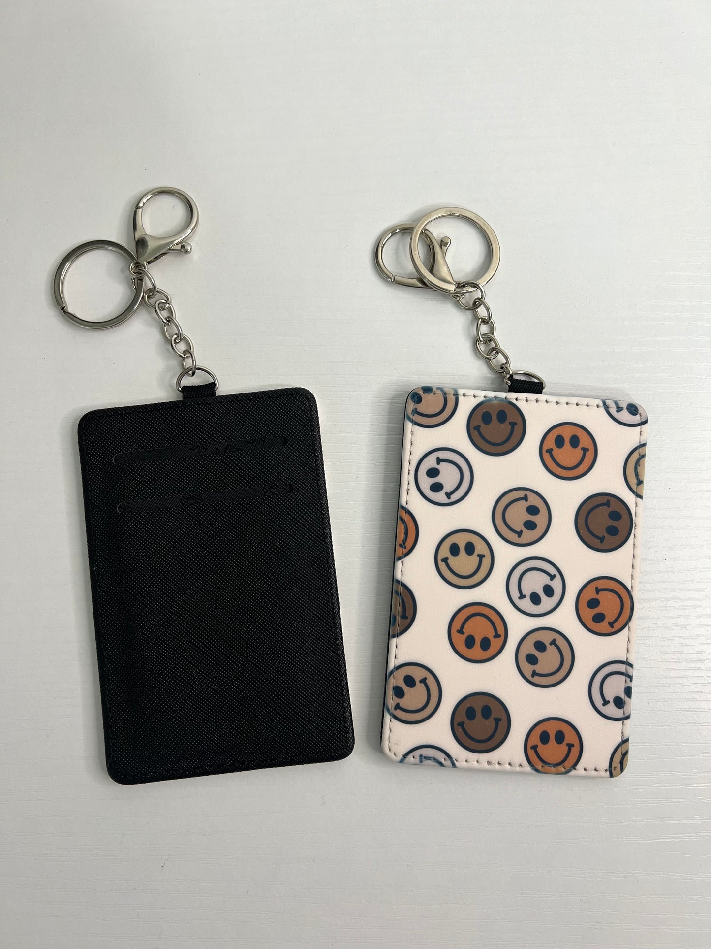 Smiley Faces Keychain Wallet