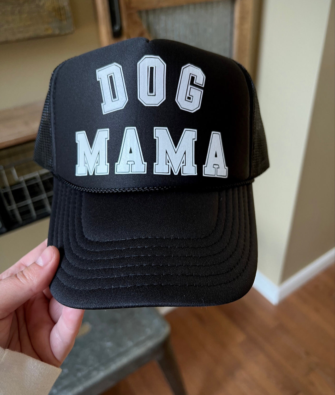 Dog Mama Varsity Trucker Hat