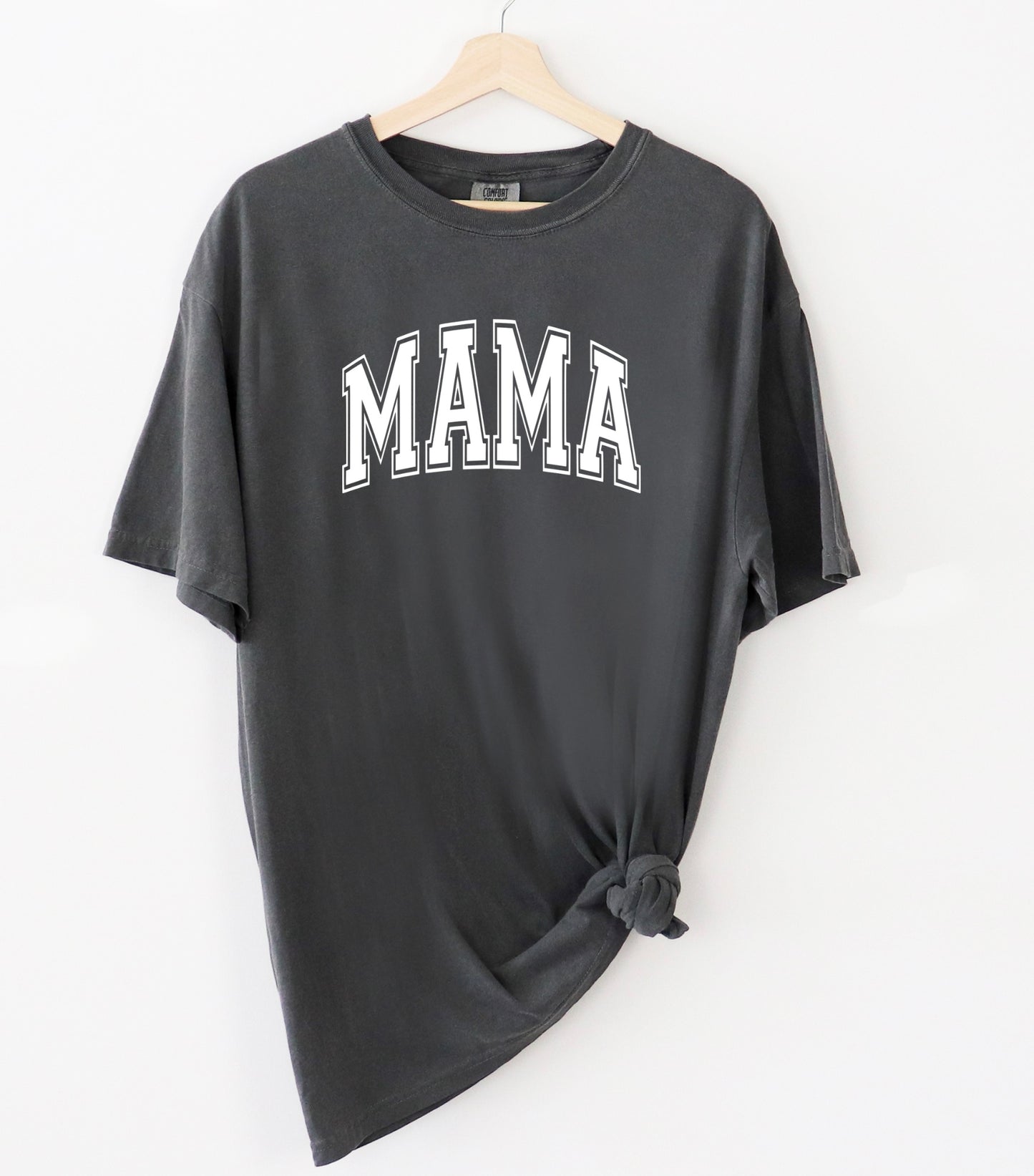 Mama Varsity Font Tee