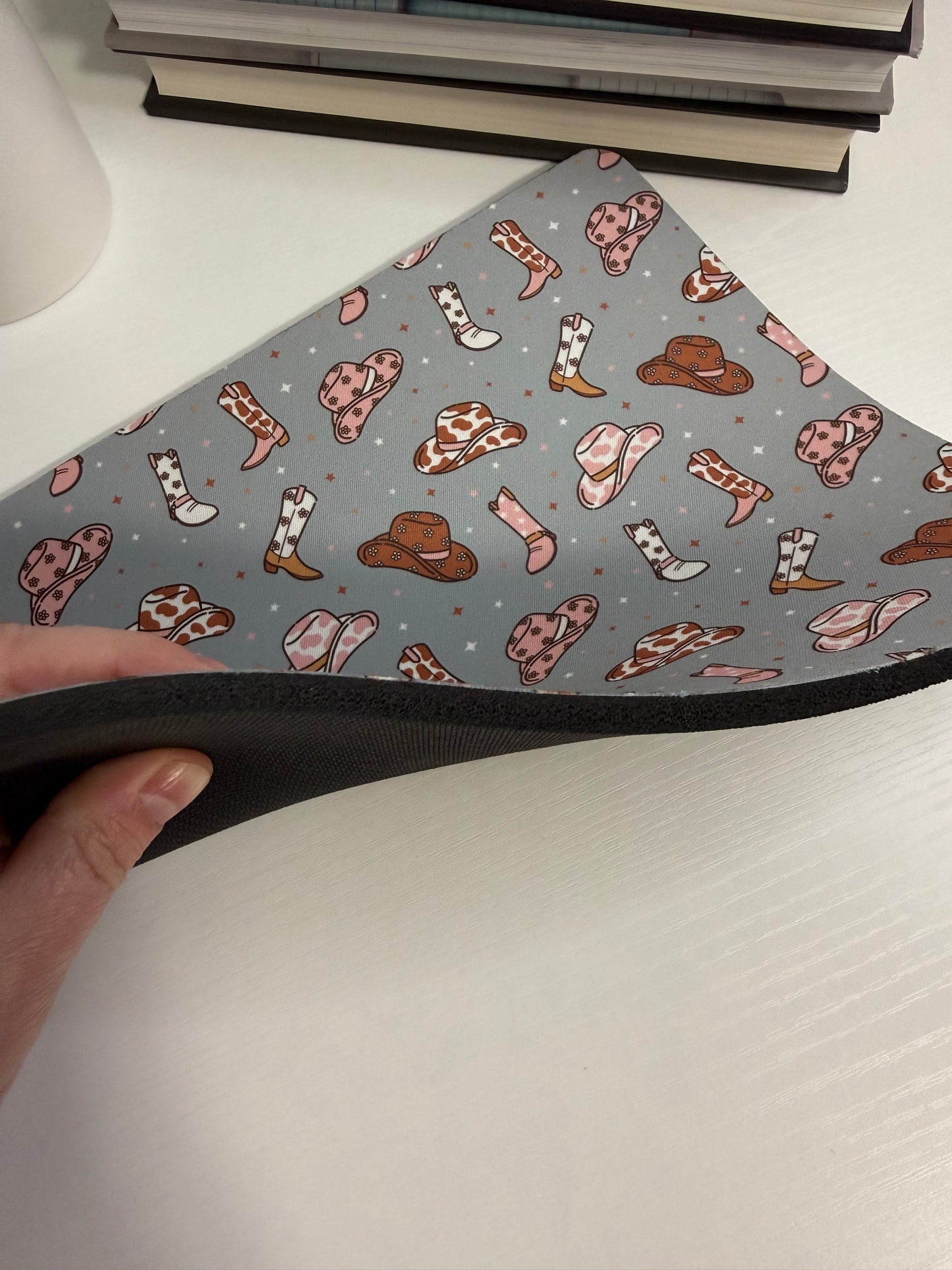Cowboy boots and hats Mousepad