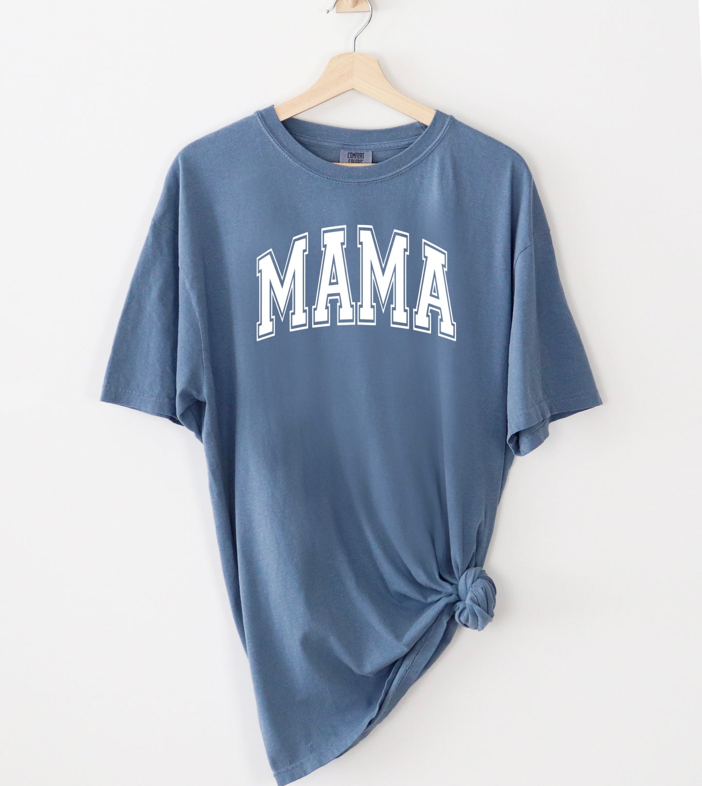 Mama Varsity Font Tee
