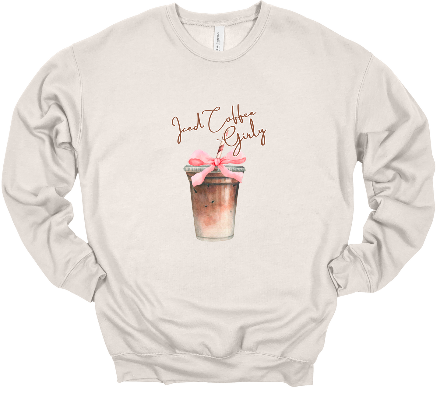 Iced Coffee Girly Crewneck