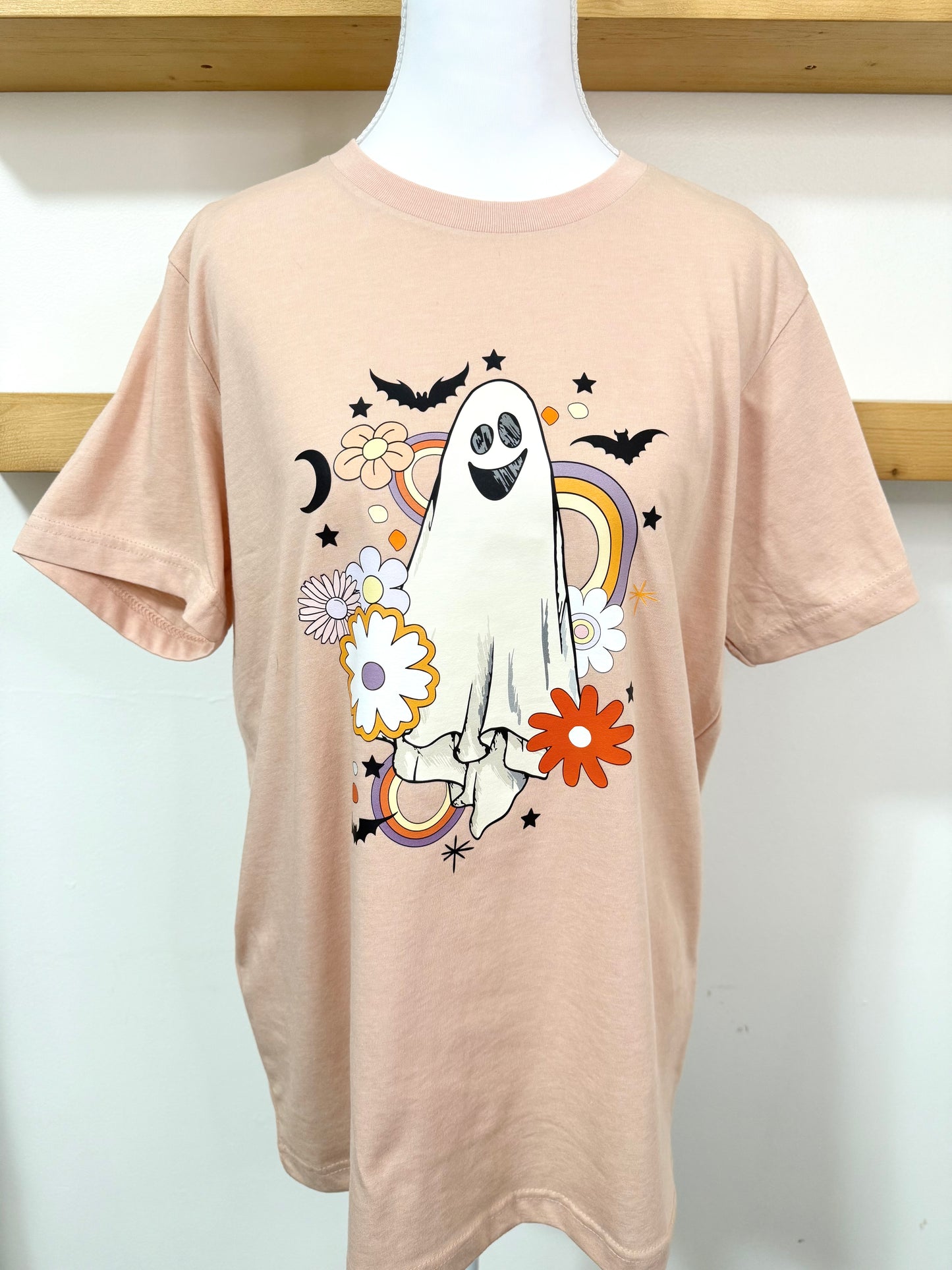 Boho Happy Ghost Graphic Tee