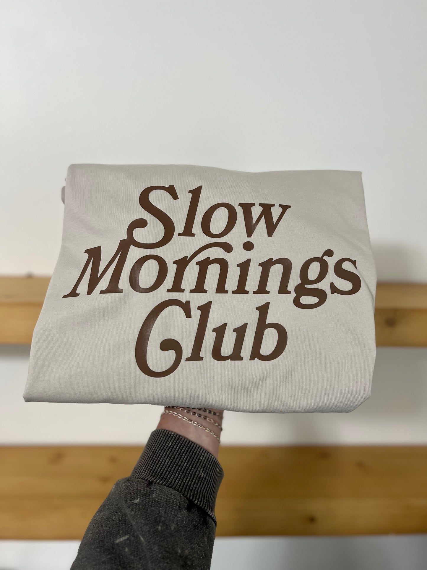 Slow Mornings Club Tee