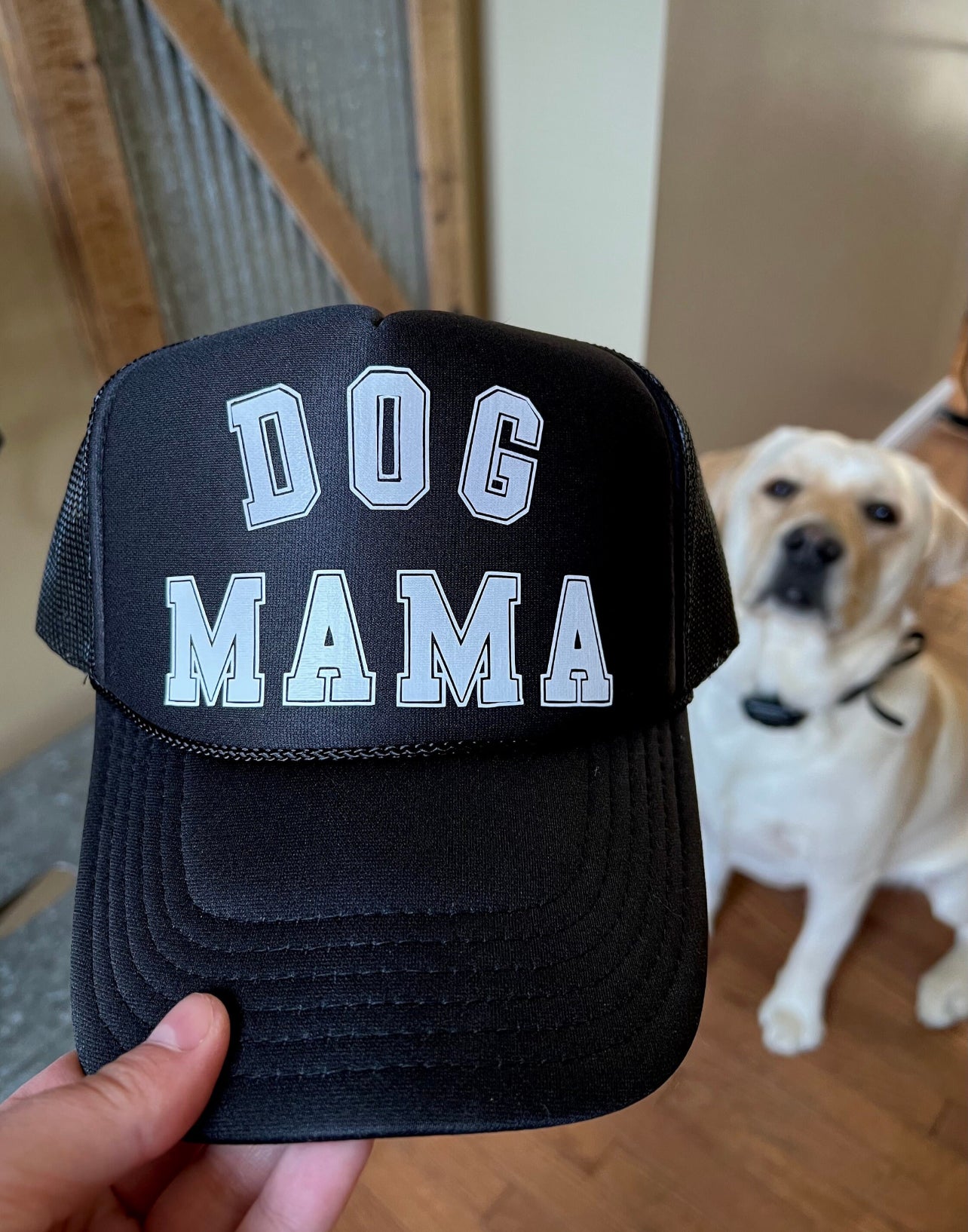 Dog Mama Varsity Trucker Hat