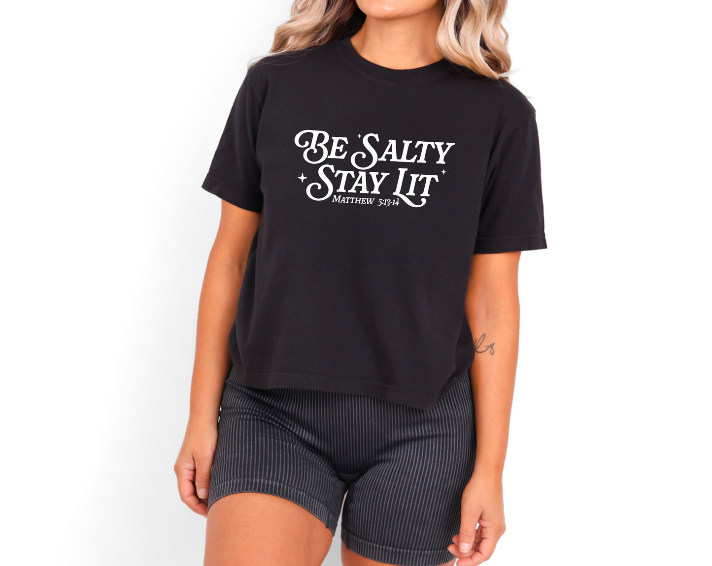 Be Salty Stay Lit Tee