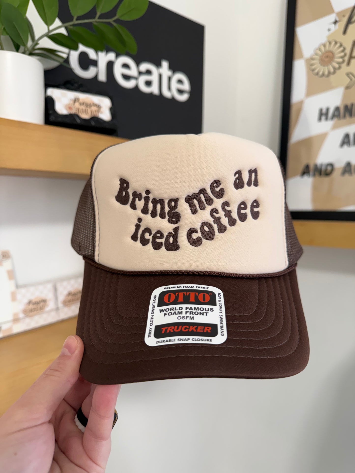Bring me an Iced Coffee Trucker Hat