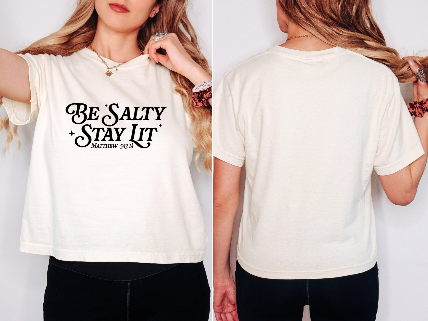 Be Salty Stay Lit Tee