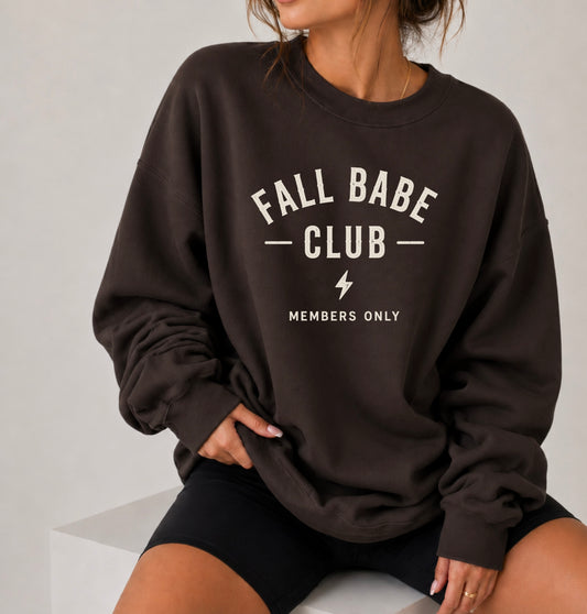 Fall Babe Club Crewneck