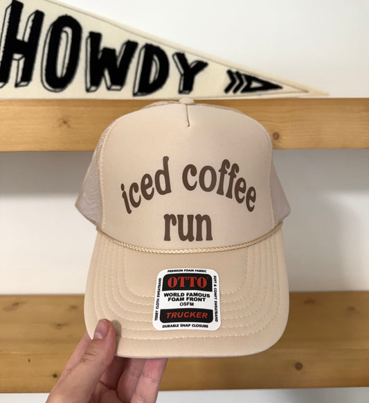 Iced Coffee Run Trucker Hat