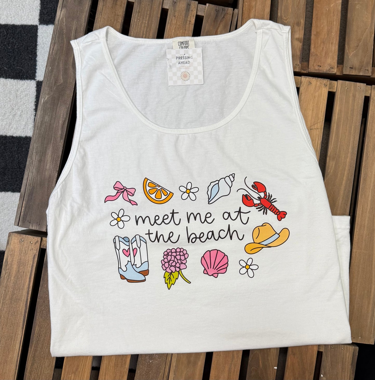 Meet me at the Beach Tank Top