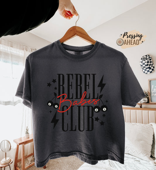 Rebel Babes Club Crop Tee