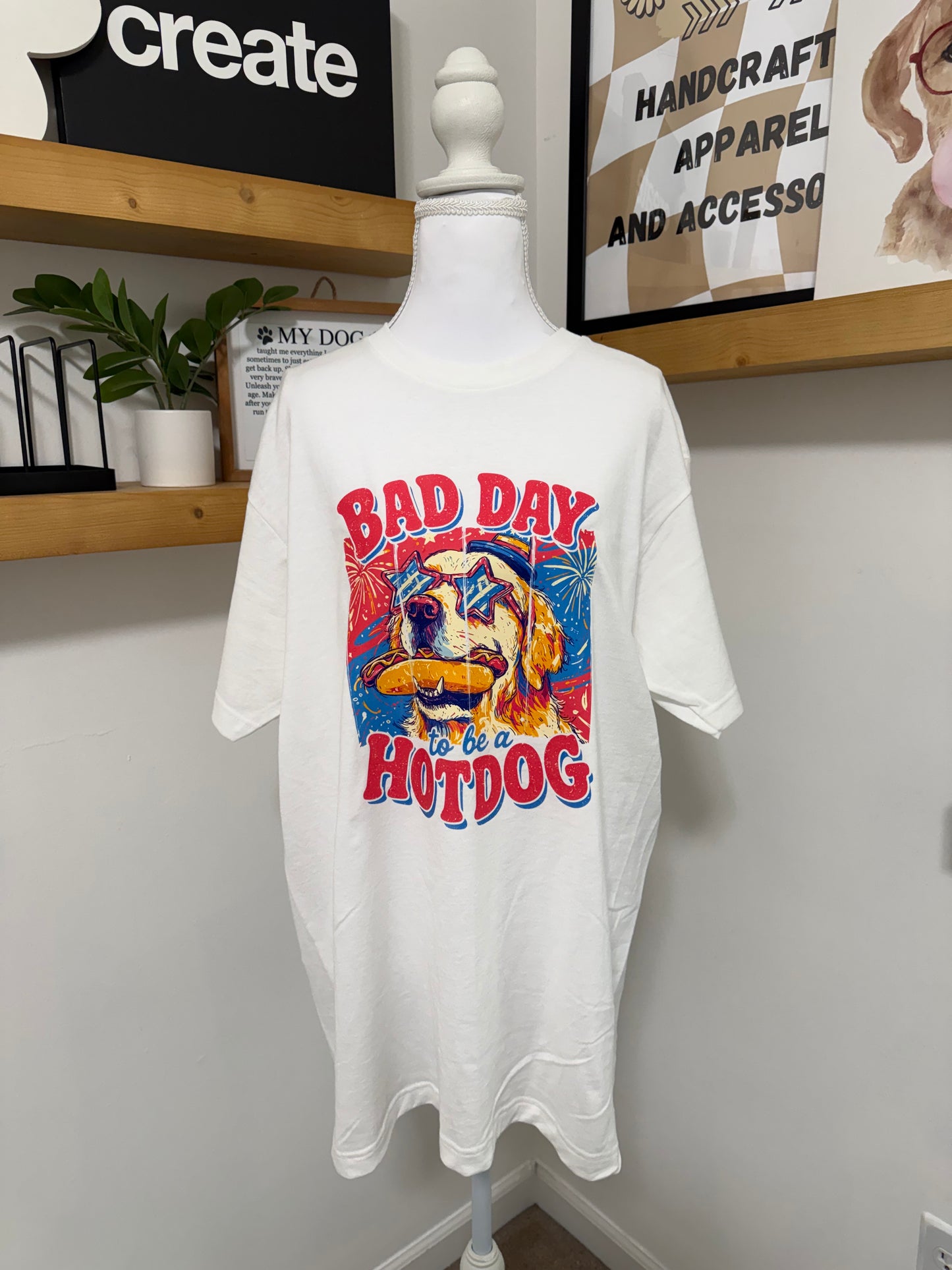 Bad Day to be a Hot Dog Unisex Graphic Tee