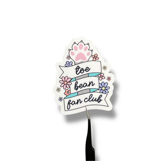 Toe Bean Fan Club Sticker