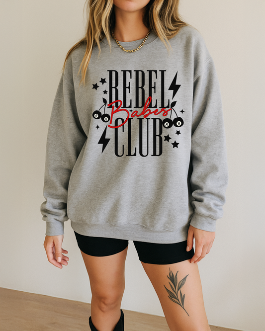 Rebel Babes Club Crewneck Sweatshirt