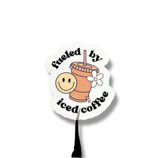 Fueled by Iced Coffee Sticker