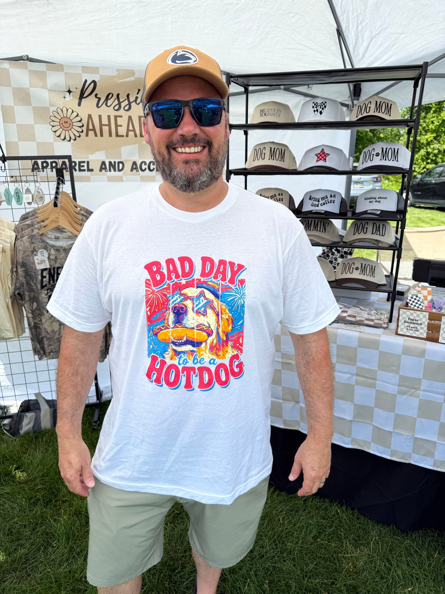 Bad Day to be a Hot Dog Unisex Graphic Tee