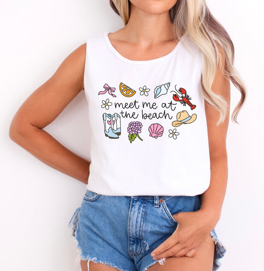 Meet me at the Beach Tank Top