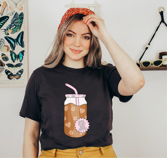 On My Way to Get Iced Coffee Graphic Tee