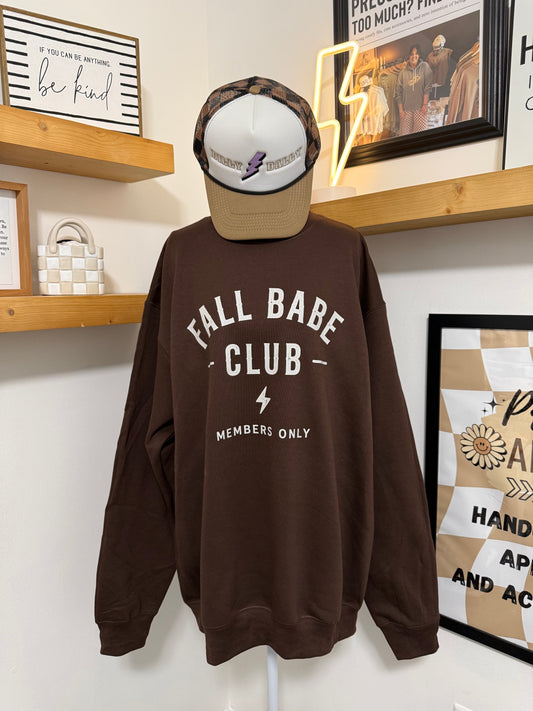 Fall Babe Club Crewneck