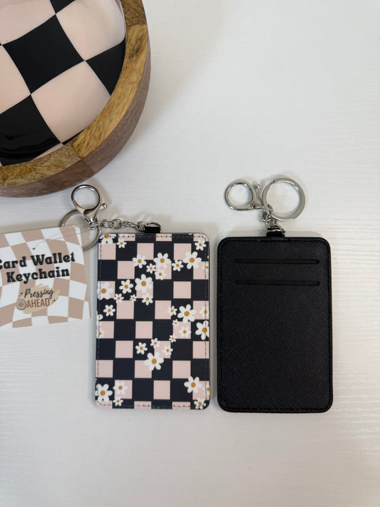 Daisy Checker Keychain Wallet