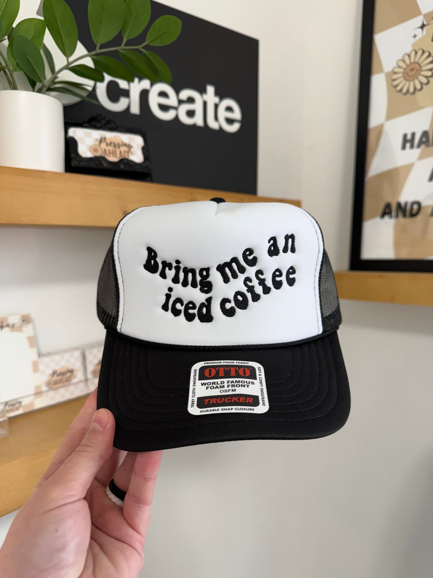 Bring me an Iced Coffee Trucker Hat