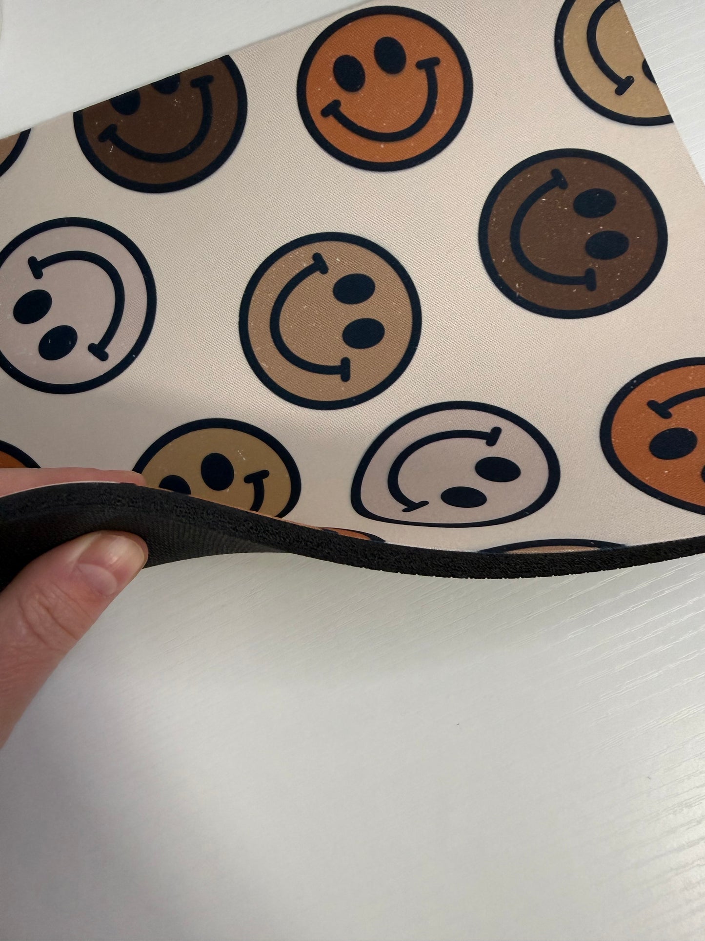 Smiley Face Neutrals Mousepad