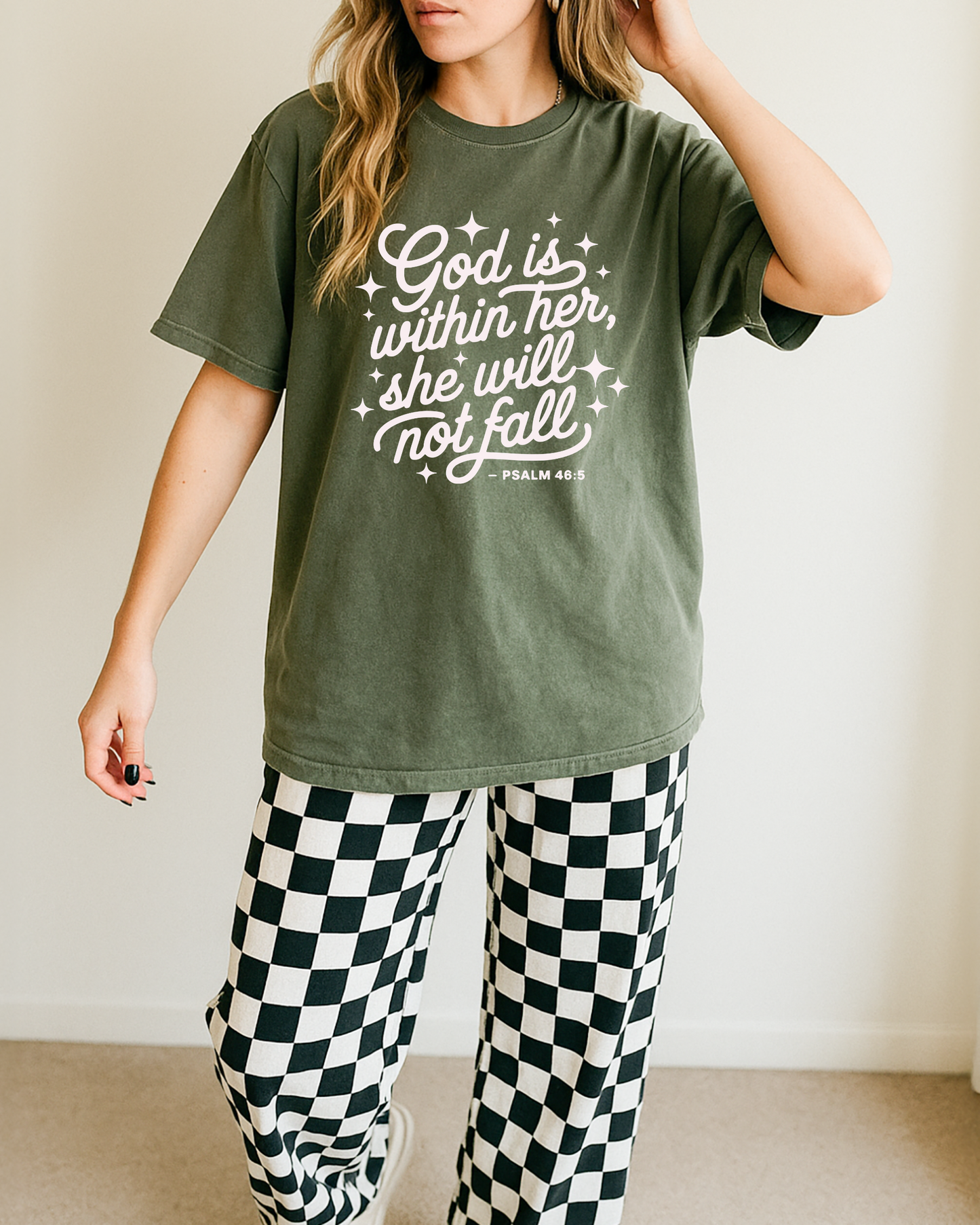 God is Within Her Graphic Tee