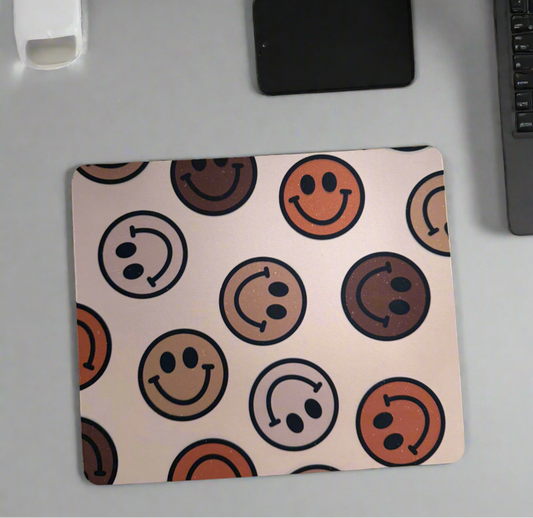 Distressed Smiley Mousepad