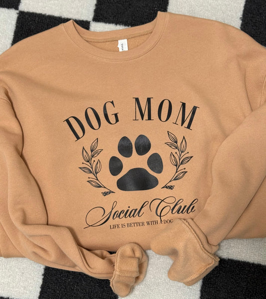 Dog Mom Social Club Crewneck