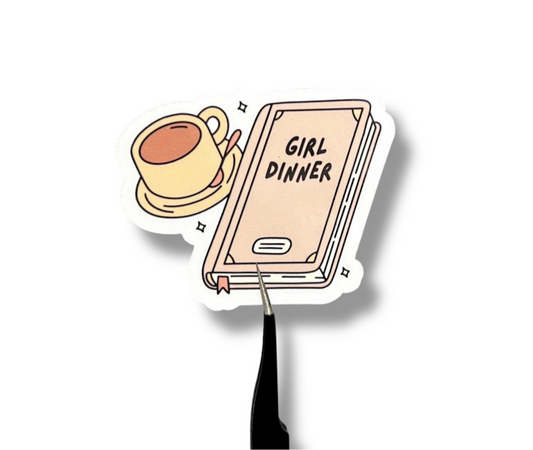 Girl Dinner Sticker