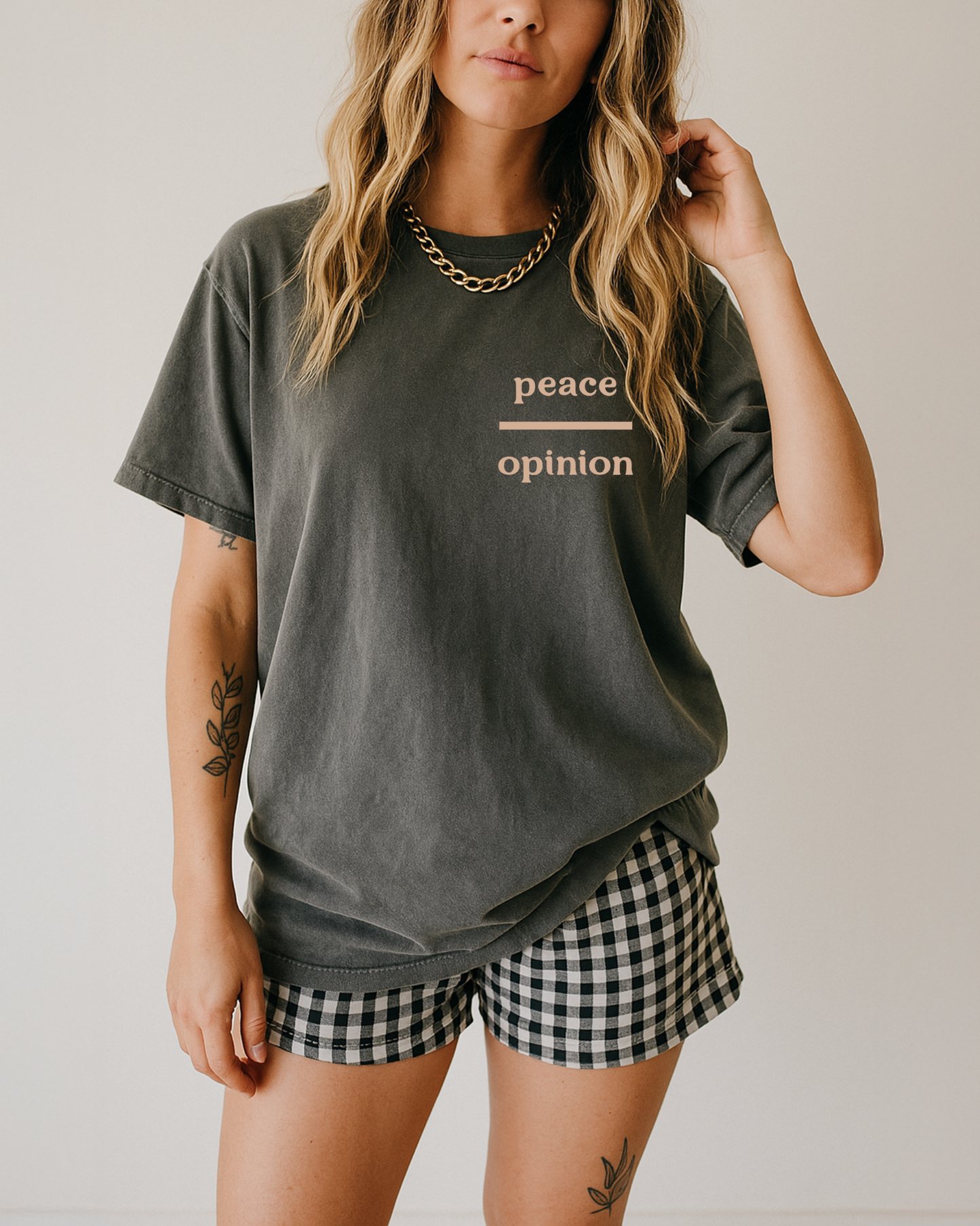 Peace/Opinion Graphic Tee
