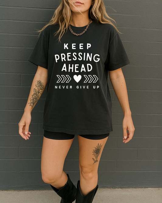 Keep Pressing Ahead Graphic Tee