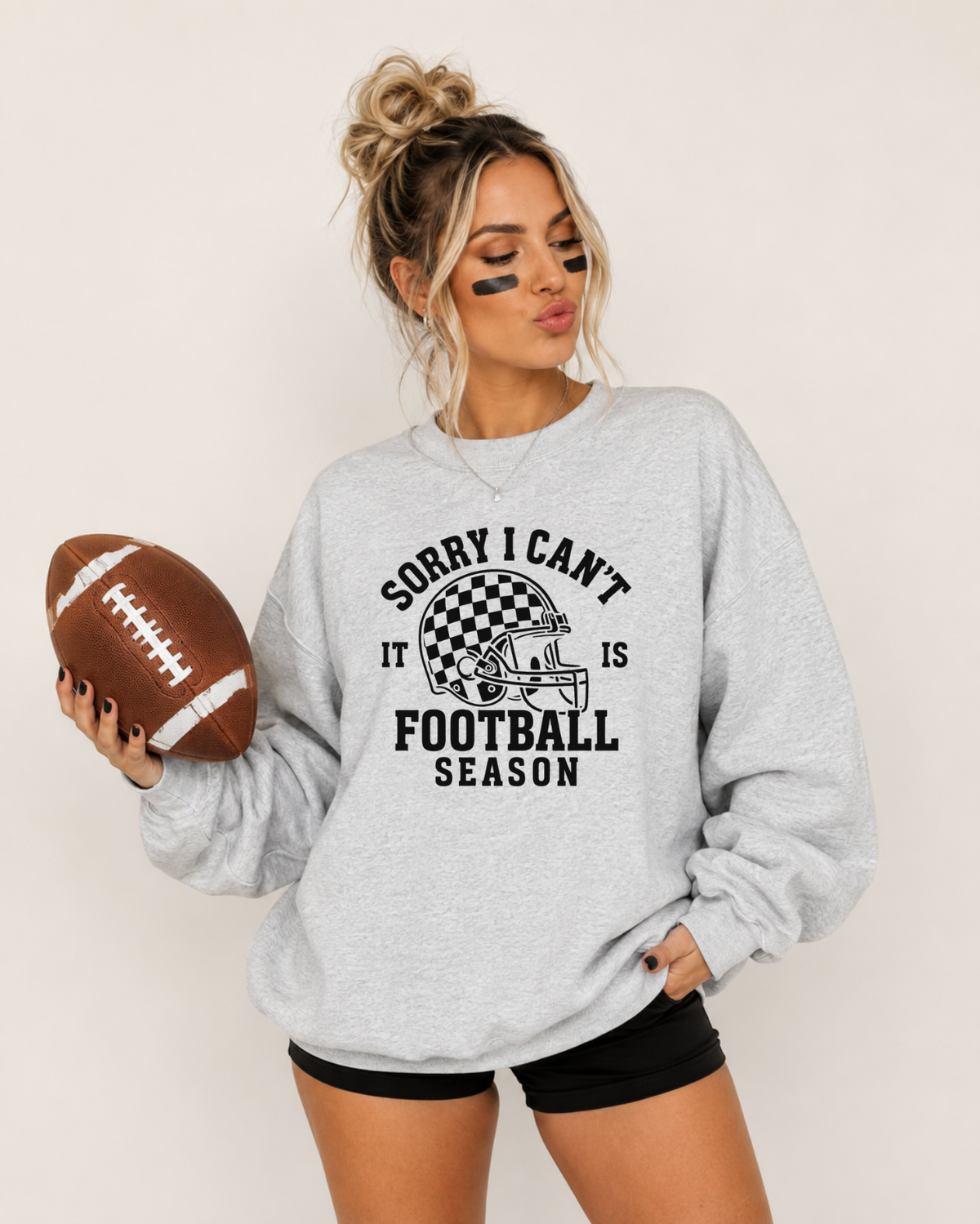 Sorry I can’t. It is Football Season Crewneck