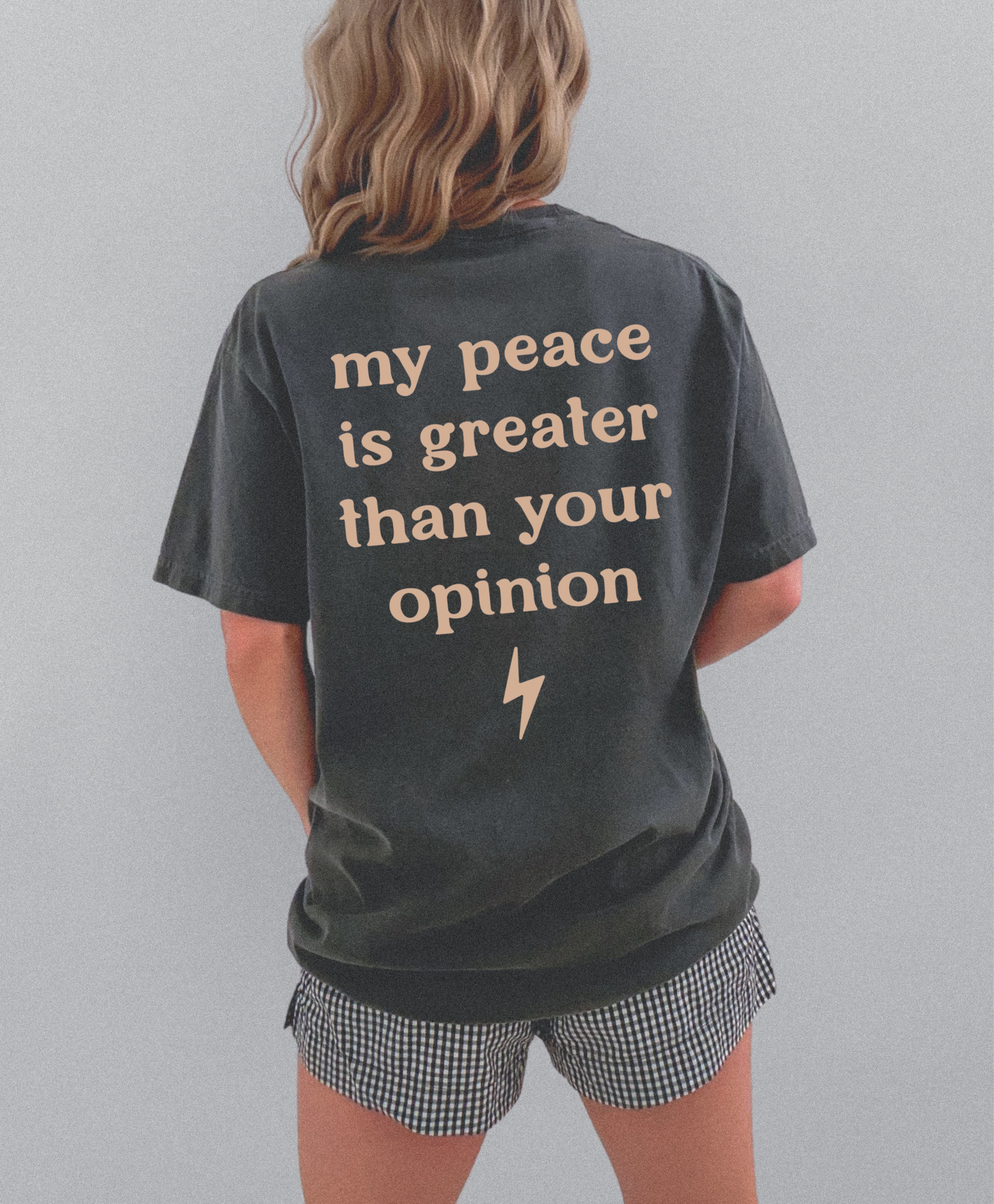 Peace/Opinion Graphic Tee