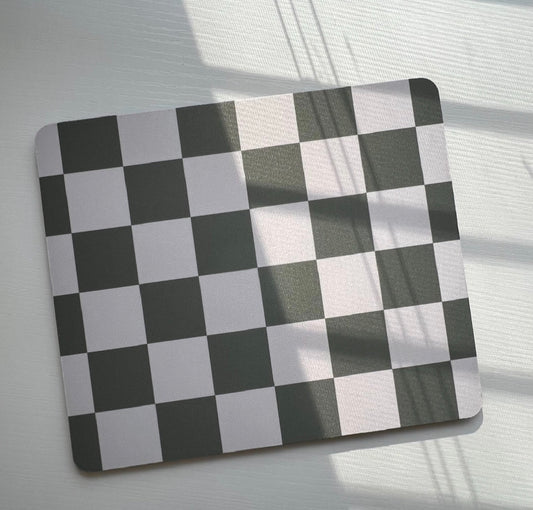 Green Checker Mousepad