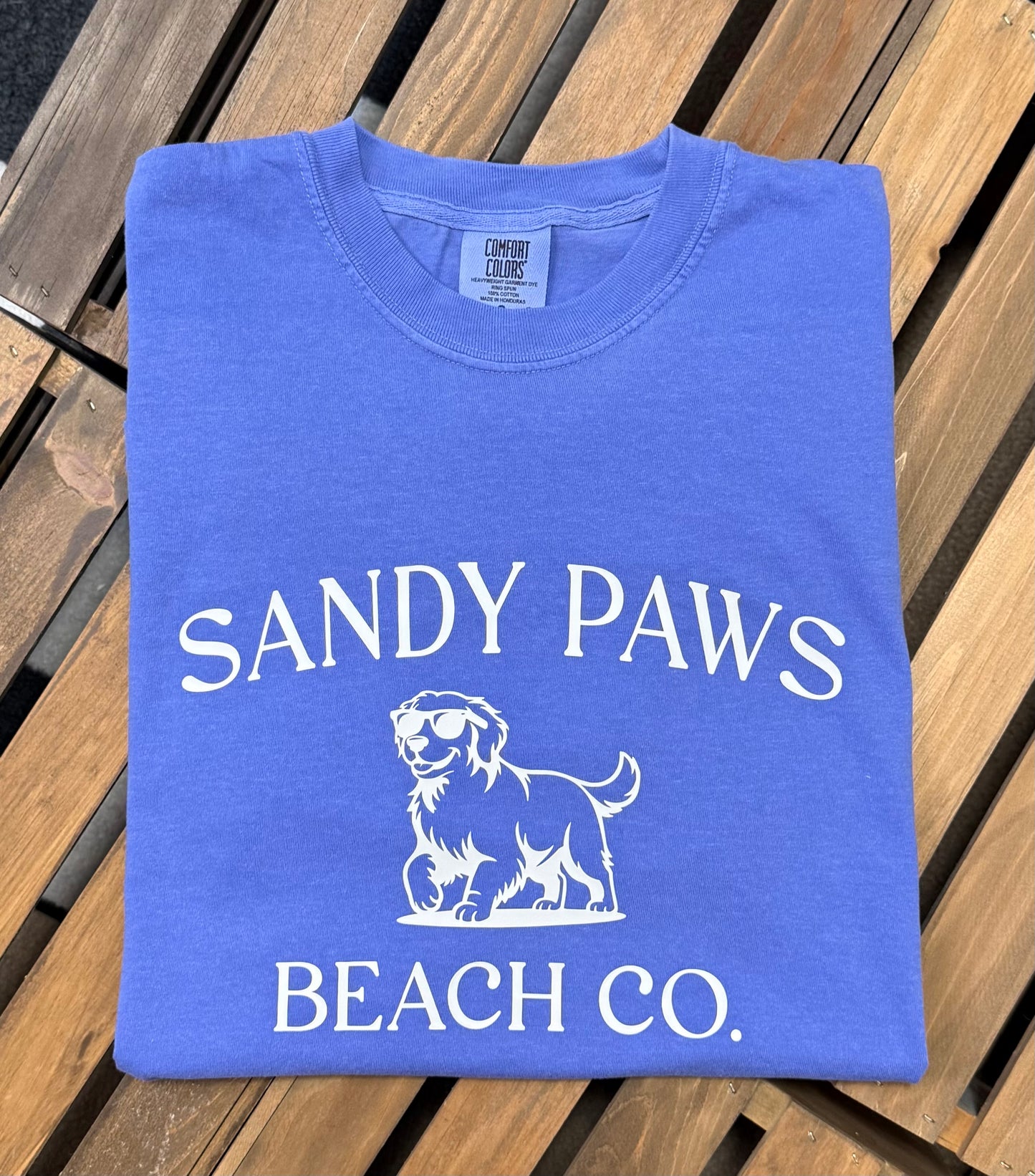 Sandy Paws Beach Co Graphic Tee