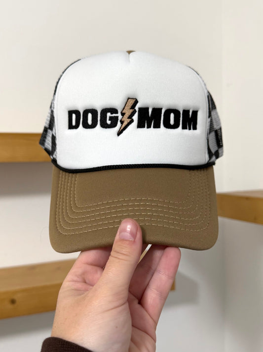 Dog ⚡️ Mom Embroidered Trucker Hat