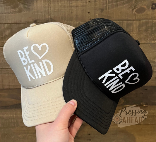 Be Kind Heart Trucker Hat