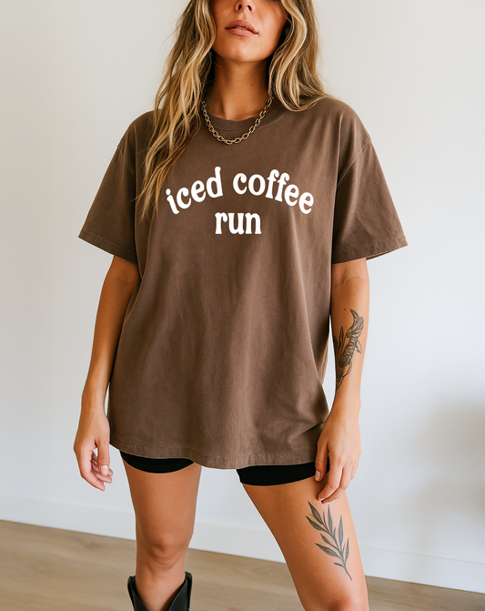 Iced Coffee Run Graphic Tee