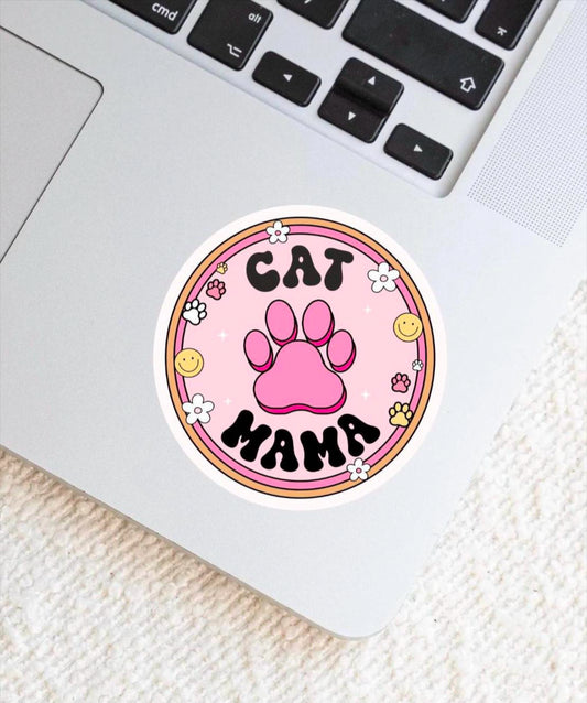 Cat Mama Sticker